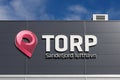 Logo of TORP Sandefjord Airport in Norway