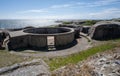 The Vesteroya Fortress was a German coastal battery.An underground tunnel system