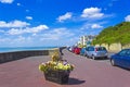 Sandgate Esplanade and beach English Channel Kent UK Royalty Free Stock Photo