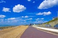 Sandgate Esplanade and beach English Channel Kent UK Royalty Free Stock Photo