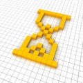 Sandglass 3d icon