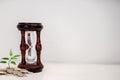 Sandglass, hourglass or egg timer Royalty Free Stock Photo