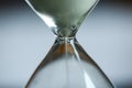 sandglass macro, time goes by Royalty Free Stock Photo