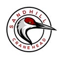 Sandhill crane head logo