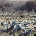 Sandhill cranes, Whooping Cranes, Herons, Geese, Pheasants, blackbirds and more