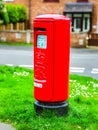 Sandhurst, Berkshire, United Kingdom April 6 2024 Royal Mail Post box