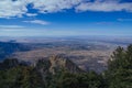 Sandia Crest overlook Royalty Free Stock Photo