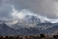 Sandia Mountains in Albuquerque, New Mexico Royalty Free Stock Photo