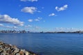 Sandiego Bay in California, USA under the blue sky in winter