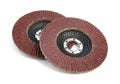 Sanding discs for angle grinder Royalty Free Stock Photo
