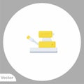 Sanding machine vector icon sign symbol