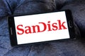 Sandisk logo Royalty Free Stock Photo