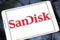 Sandisk logo Royalty Free Stock Photo