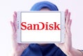 Sandisk logo Royalty Free Stock Photo