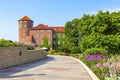 Sandomierska Tower, Wawel Royal Castle complex in Krakow, Poland Royalty Free Stock Photo