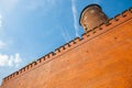 Sandomierska tower at Royal Wawel Castle as a part of most important historical complex in Krakow, Poland