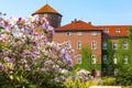 Sandomierska Tower, Wawel Royal Castle complex in Krakow, Poland Royalty Free Stock Photo