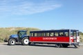 The sandormen tractor in Grenen, Denmark Royalty Free Stock Photo