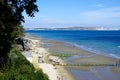 Sandown bay from the Appley steps, Isle of Wight, UK Royalty Free Stock Photo