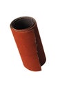 Sandpaper roll