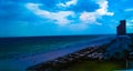 The Sandpiper Beach Resort View From Top Floor Royalty Free Stock Photo