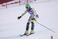 Sandrine Aubert - alpine skiing Royalty Free Stock Photo