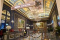 Sands China Macau Parisian Hotel Resort Lighting Lantern Lampshade Chandelier Cyrstals Modern French Interior Design Home Decor