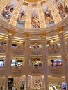 Sands China Macau Parisian Hotel Resort Lobby Ambience Chandelier Cyrstals Luxury French Style Royal Interior Design Home Decor