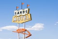 Sands Motel and sign Historic Route 66