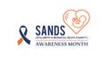 SANDS Stillbirth and neonatal death charity Awareness Month Concept Observed on Every June. background, Banner, Poster, Card