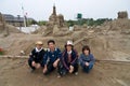 Sandsculptors of Charles Lindbergh