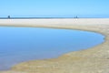 Sandspit on remote Pacific beach