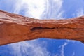 Sandstone Arch against Blue Sky Royalty Free Stock Photo