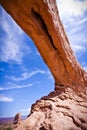 Sandstone Arch against Blue Sky Royalty Free Stock Photo