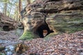 Sandstone arch in Mammoth Cave National Park.