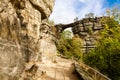 The sandstone arch Prebischtor Royalty Free Stock Photo
