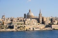 The sandstone architecture of Valetta, Malta. Royalty Free Stock Photo