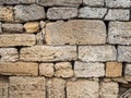 Sandstone brick wall Royalty Free Stock Photo