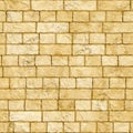 Sandstone brick wall