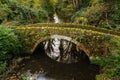 Sandstone Bridge in Jesmond Dene Royalty Free Stock Photo