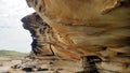 Sandstone Cliff Cape Banks Sydney in the Botany Kamay Bay National Park