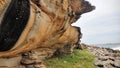 Sandstone Cliff Cape Banks Sydney in the Botany Kamay Bay National Park