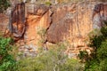 Sandstone Cliffs Cania Gorge Australia Royalty Free Stock Photo