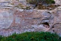 Sandstone cliffs in Estonia