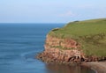 Sandstone cliffs, Fleswick Bay, St Bees Head, UK Royalty Free Stock Photo