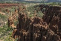 Sandstone Cliffs near Gesergio, Ethiopia Royalty Free Stock Photo