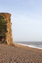 The sandstone cliffs of West Bay, Dorset Royalty Free Stock Photo