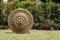 Sandstone craving Dhamma Wheel