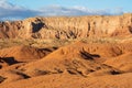 Sandstone desert formations in Goblin Valley State Park Utah