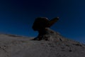 Sandstone formation in Ischigualasto, Argentina Royalty Free Stock Photo